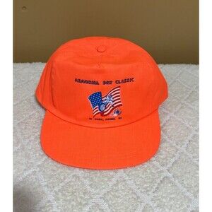New Vtg 1992 Memorial Day Classic York Pa Motorcycle American Flag Trucker Hat